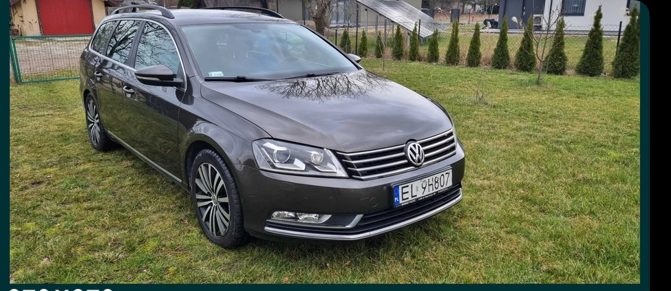 Volkswagen Passat cena 42500 przebieg: 265000, rok produkcji 2014 z Łódź małe 22